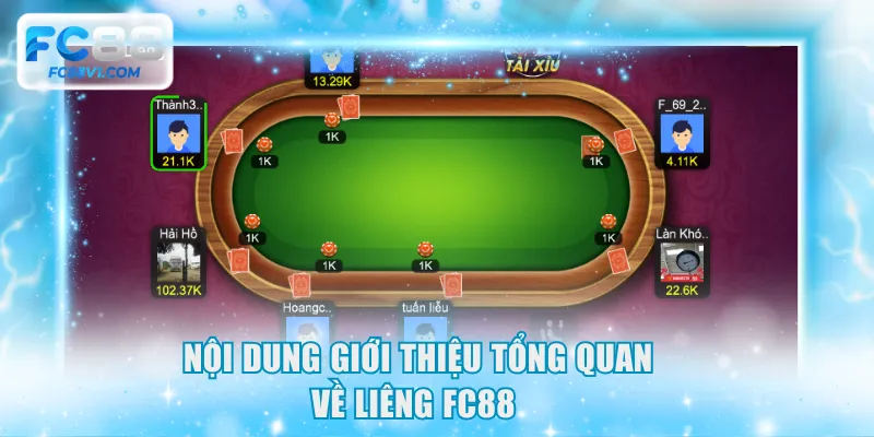 Nội dung giới thiệu tổng quan về Liêng FC88 
